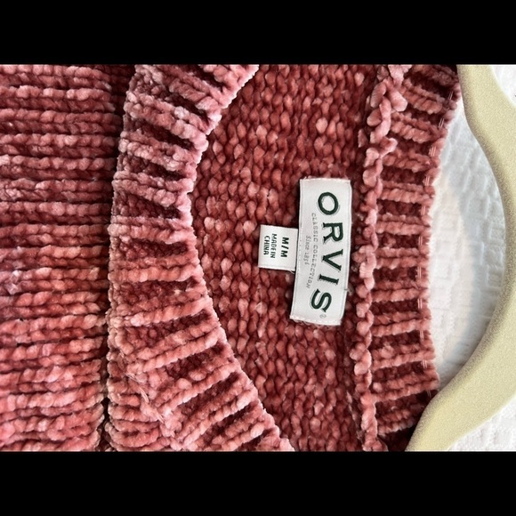 Orvis Chenille Velvety Soft Crew Neck Sweater - Picture 11 of 15